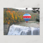 Letchworth Falls NY Postkarte (Vorderseite)