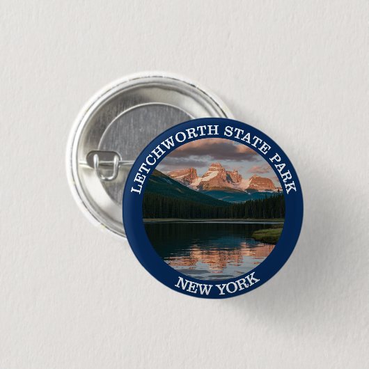Letchworth Staat Park Button (Vorne & Hinten)