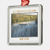 Letchworth Staat Park Middle Falls Ornament Aus Metall (Links)