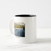 Letchworth Staat Park Middle Falls Zweifarbige Tasse (Vorderseite Links)
