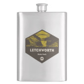 Letchworth Staat Park New York Flachmann (Vorderseite)