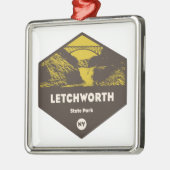 Letchworth Staat Park New York Ornament Aus Metall (Links)