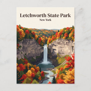 Letchworth State Park USA Postkarte
