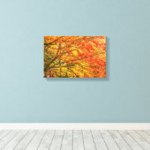 Letchworth Tree Branches Orange Nature Leinwand Pr (Insitu (Holzboden))