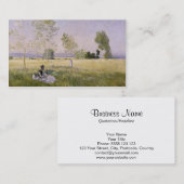 L'Ete' (der Sommer) - Claude Monet Visitenkarte (Vorne/Hinten)