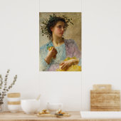 l'ete (Sommer) von William-Adolphe Bouguereau Poster (Küche)