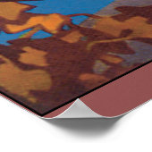 L'Ete Sur La Cote d'Azur Vintage Reiseplaner Poster (Ecke)