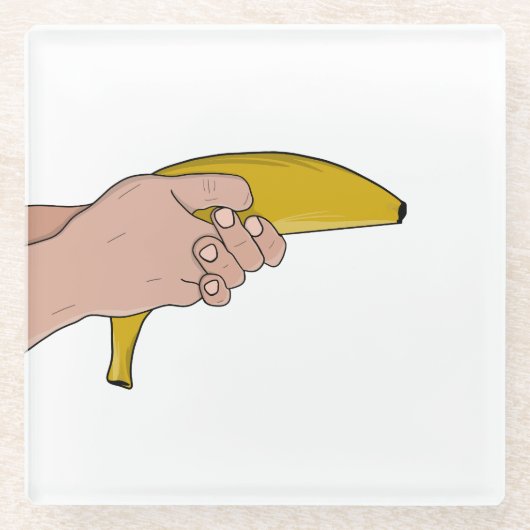 Lethal-Banane Glasuntersetzer (Vorderseite)