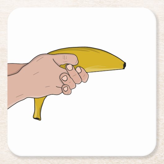 Lethal-Banane Rechteckiger Pappuntersetzer (Vorderseite)