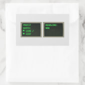 Lethal Company (nicht amtlich) - Gewinnquoten Rechteckiger Aufkleber (Tasche)