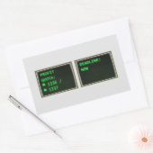 Lethal Company (nicht amtlich) - Gewinnquoten Rechteckiger Aufkleber (Umschlag)