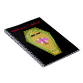 Lethal Egyptian Cobra Anpassbares Notebook Notizblock (Rechte Seite)