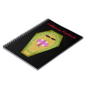 Lethal Egyptian Cobra Anpassbares Notebook Notizblock (Linke Seite)