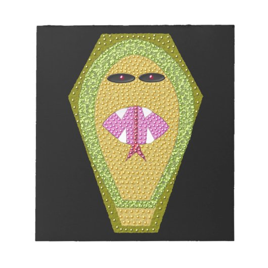 Lethal Egyptian Cobra Notepad Notizblock (Vorderseite)