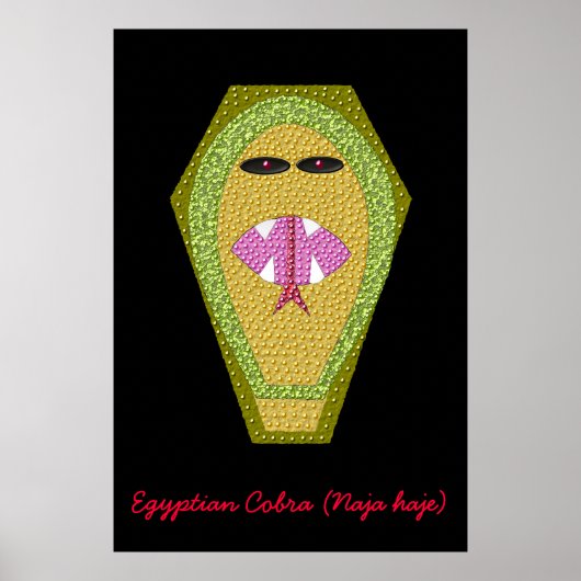 Lethal Egyptian Cobra Print Poster (Vorne)