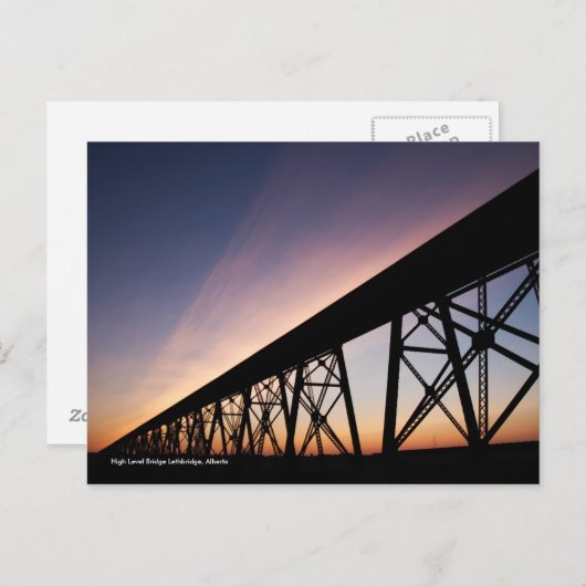 Lethbridge Postkarte (Vorne/Hinten)