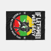 Lethwei Instructor Burmese Boxing Myanmar Boxer Le Fleecedecke (Vorderseite (Horizontal))