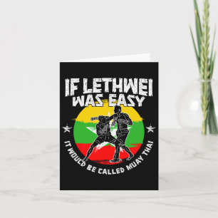 Lethwei Instructor Burmese Boxing Myanmar Boxer Le Karte