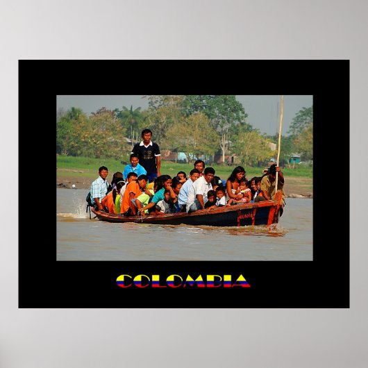 Leticia Colombia Travel Poster (Vorne)