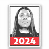 Letitia James 2024 Aufkleber (Vorderseite)
