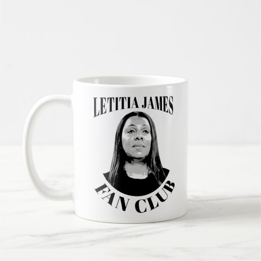 Letitia James Fan Club Kaffeetasse (Links)