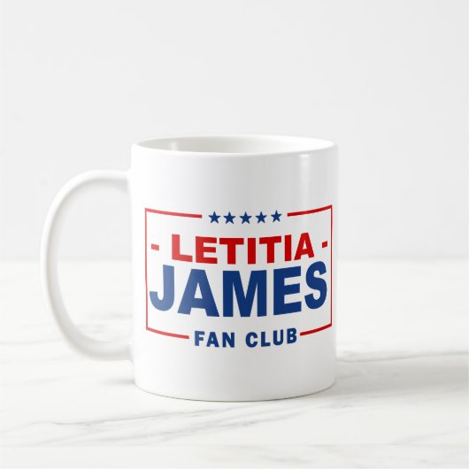 Letitia James Fan Club Kaffeetasse (Links)