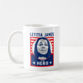Letitia James ist mein Held Kaffeetasse (Links)