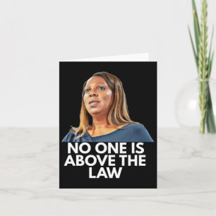 Letitia James. Niemand ist über dem Gesetz Karte