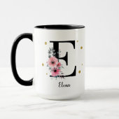 Letras con flores y glitter tasse (Links)