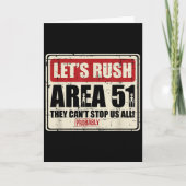 Let's Area 51 They Can't Stop Us All Probably Karte (Vorderseite)