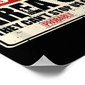 Let's Area 51 They Can't Stop Us All Probably Poster (Ecke)