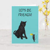 let's be friends! karte (Gelbe Blume)