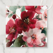 Let's Be Merry Christmas Bridal Shower Geschenkanhänger (Rückseite)