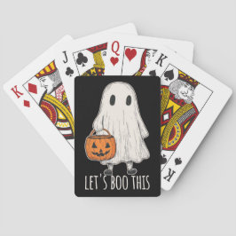 Let's Boo This Fun Ghost Trick or Treat Spielkarten
