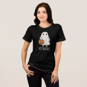 Let's Boo This Fun Ghost Trick or Treat Tri-Blend Shirt (Vorderseite voll)