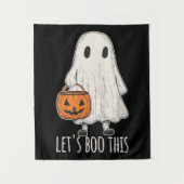 Let's Boo This Fun Ghost Trick or Treat Wandteppich (Vorderseite)