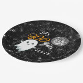 Let's BOOgie Disco Halloween Pappteller (Schrägansicht)