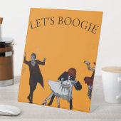 LET'S BOOGIE HALLOWEEN DEKO SOCKELSCHILD (In Situ)