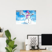 Let's build a Snowman Poster (Heimbüro)
