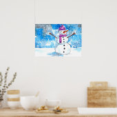 Let's build a Snowman Poster (Küche)
