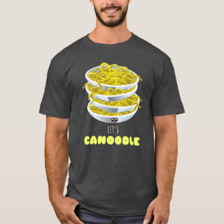 Let's Canoodle - Niedlicher Noodle Pun T-Shirt
