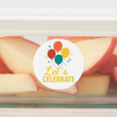 Let's Celebrate - Fun Balloon Sticker  (Befestigt)