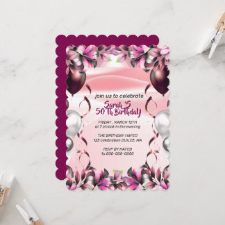 Let's Celebrate Invitation Template, Editable Surp Einladung