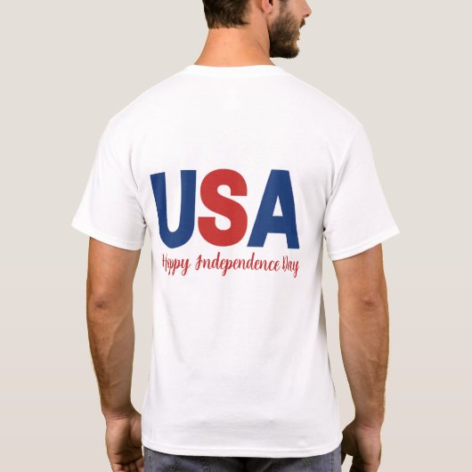 Let's celebrate the 4th of July T-Shirt (Rückseite)