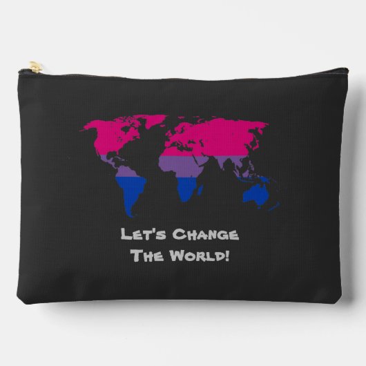 Let's Change the World Zubehörtasche (Vorderseite)