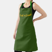 Let's Cook Olive Green  Kitchen Craft Chef  Schürze (InSitu)