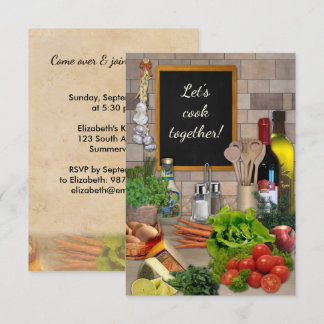 Let's Cook Together! Einladung