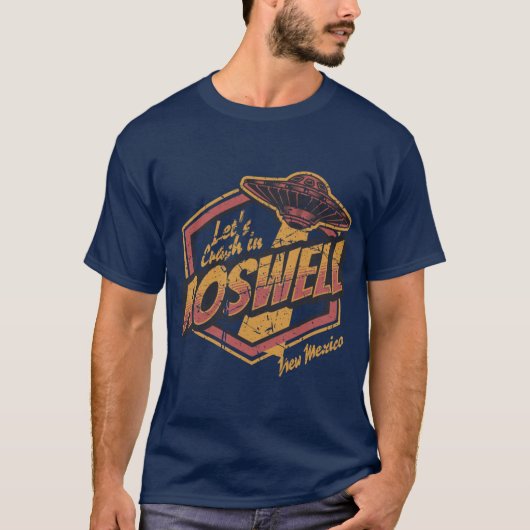 Lets Crash in Roswell friends T-Shirt (Vorderseite)