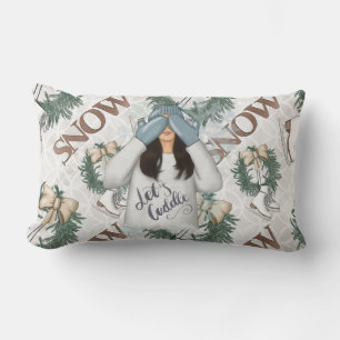 LET'S CUDDLE FRAU MIT BOWS & ICE-SKATEN LENDENKISSEN