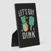 Let's day dink funny pickleball  fotoplatte (Seite)